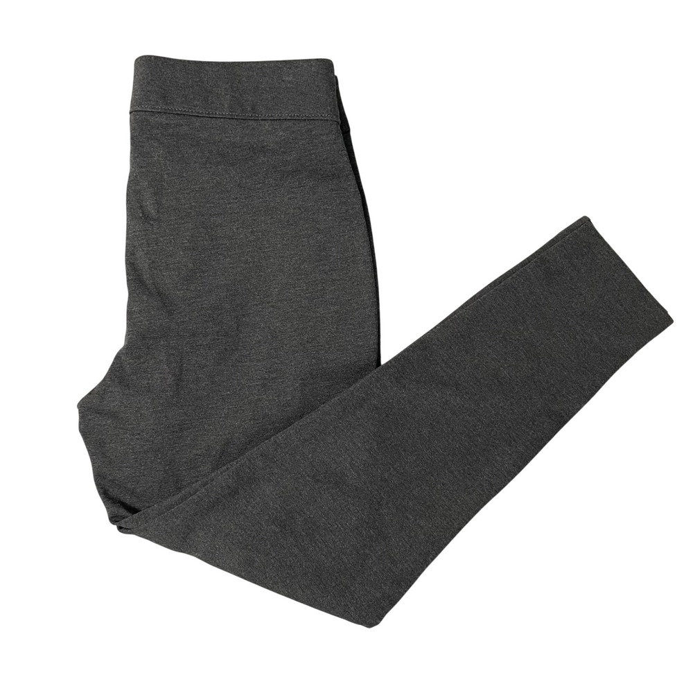 Chicos Tailored Legging Heather Grey Ponte Knit Ankle Pants 1P US‎ 8P Workwear